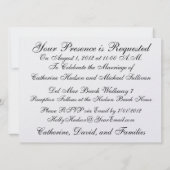 Invitation Mariage plage - SRF (Dos)