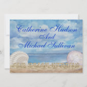 Invitation Mariage plage - SRF (Devant)