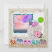 Invitation Mariage plage - SRF (Devant)