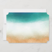 Invitation Mariage plage, Starfish RSVP (Dos)