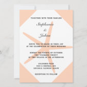 Invitation Mariage plage Tropical Elégant Mariage plage Fuzz (Devant)