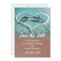 Mariage plage tropical enregistrer la date