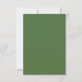 Invitation Mariage plante feuille (Dos)