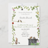 Invitation mariage postal: Nouveau-Brunswick (Devant)