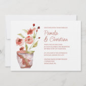 Invitation Mariage Pot en Terre Cuite (Devant)