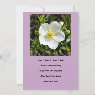 Invitation Mariage potentiel blanc