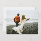 Invitation Mariage poto chic moderne (Devant)