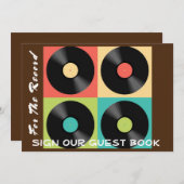 Invitation Mariage Pour l'enregistrement (Devant / Derrière)