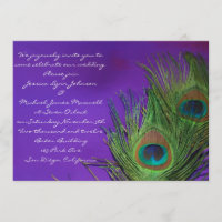 Mariage pourpre de paon d'aluminium