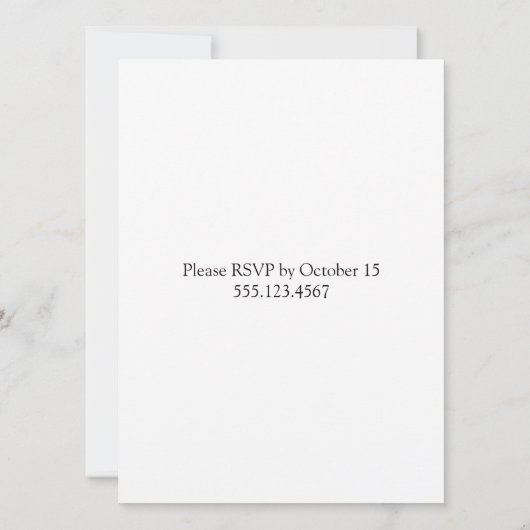 Invitation Mariage pourpre de ruban de satin (Dos)