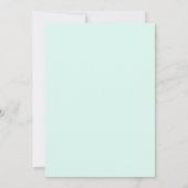 Invitation Mariage Prairie Brise de Teal (Dos)