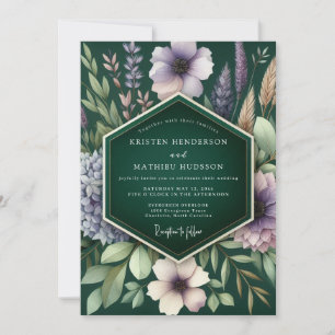 Invitation Mariage Prairie Émeraude Humeur