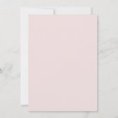 Invitation Mariage printanier botanique fantaisiste fuchsia (Dos)