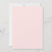 Invitation Mariage Printanier Rose Exubérant (Dos)