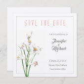 Invitation Mariage Professional Flower Design Enregistrer la  (Devant / Derrière)