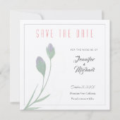 Invitation Mariage Professional Flower Design Enregistrer la  (Devant)