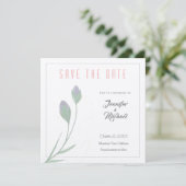 Invitation Mariage Professional Flower Design Enregistrer la  (Debout devant)