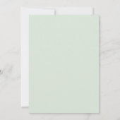Invitation Mariage prospère de corail sarcelle (Dos)