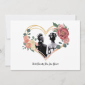 Invitation Mariage Punk (Devant)