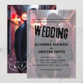 Invitation Mariage Punk (Devant / Derrière)