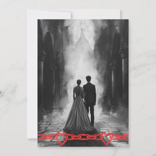 Invitation Mariage Punk Rock (Dos)