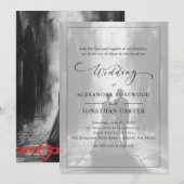 Invitation Mariage Punk Rock (Devant / Derrière)