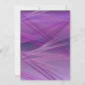 Invitation Mariage Purple Streaks (Dos)