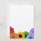 Invitation Mariage Rainbow Bouquet (Dos)