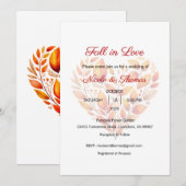 Invitation Mariage, Réception, Cérémonie (Devant / Derrière)