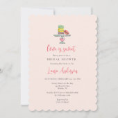 Invitation Mariage Réception Macaroon Amour est doux (Devant)