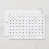 Invitation Mariage Réception Typographie Moderne Marbre & Noi (Dos)