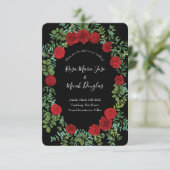 Invitation Mariage Red Rose (Debout devant)