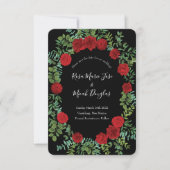 Invitation Mariage Red Rose (Devant)