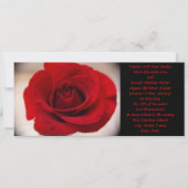 Invitation Mariage Red Rose (Devant)