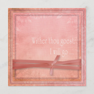 Invitation Mariage religieux que tu vas