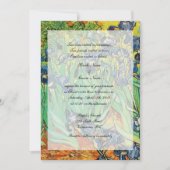 Invitation Mariage religieux, Vincent van Gogh, Irises (Devant)