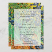 Invitation Mariage religieux, Vincent van Gogh, Irises (Devant / Derrière)