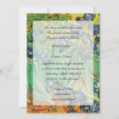 Invitation Mariage religieux, Vincent van Gogh, Irises (Devant)