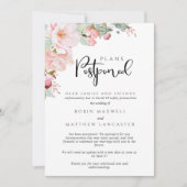 Invitation Mariage reporté - Annulation - Plans reportés (Devant)