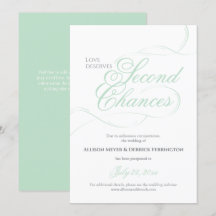 Mariage Reporté Green Second Chances