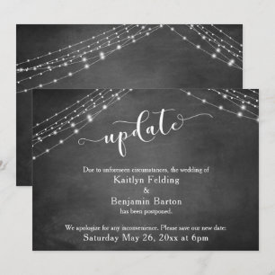 Invitation Mariage Reporté Script de Mise à Jour du Tableau N