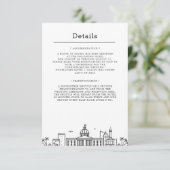 Invitation Mariage République dominicaine | Détails de l'invi (Debout devant)