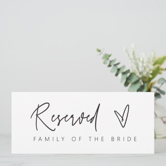 Invitation Mariage Réservé Chaise Table Décor G400 (Debout devant)