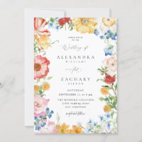 Mariage Ressort à fleurs multicolores