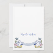 Invitation Mariage rétro à griffes à main funky (Dos)