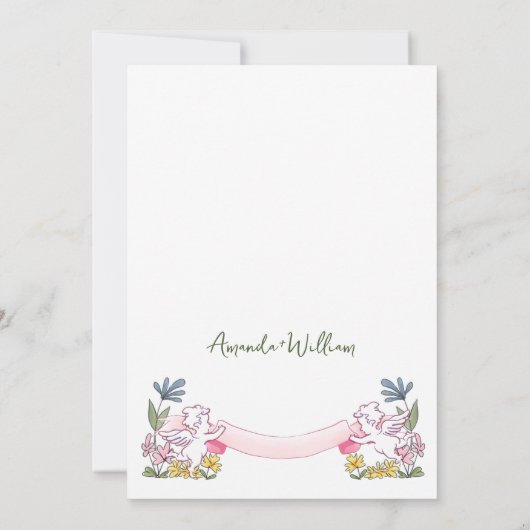 Invitation Mariage rétro à griffes à main funky (Dos)