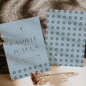 Invitation Mariage rétro à ressort Palm