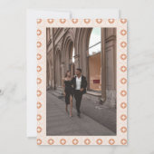 Invitation Mariage rétro à ressort Palm (Dos)