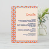 Invitation Mariage rétro du milieu du siècle (Debout devant)