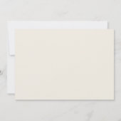Invitation Mariage Rétro Funky Fait Main Correspondances (Dos)